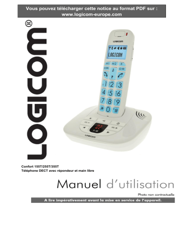 Manuel du propriétaire | Logicom Confort 255T Manuel utilisateur | Fixfr