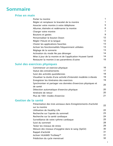 Mode d'emploi | Huawei Watch GT 2 Pro Manuel utilisateur | Fixfr