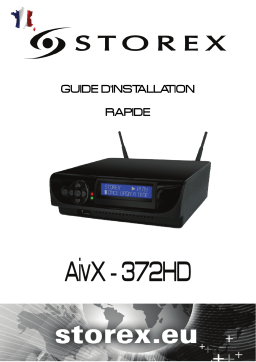 Storex AIVX-372HD Manuel utilisateur