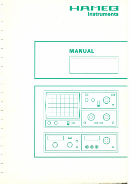 HAMEG HM203-5 Manuel utilisateur