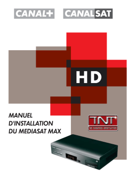 CANALSAT MEDIASAT MAX Manuel utilisateur