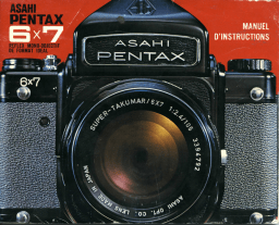 Asahi Pentax 6 x 7 Manuel utilisateur