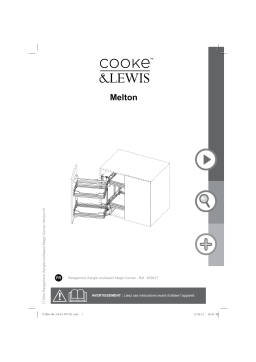 Cooke & Lewis Rangement d'angle coulissant Melton Mode d'emploi