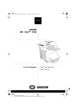 Sagem MF 3750 Manuel utilisateur