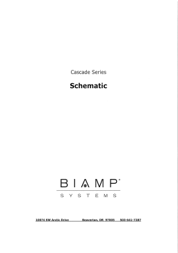 Biamp Cascade 12, 16, 20 Series Manuel utilisateur