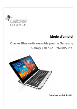 Leicke SI54086 Clavier Manuel utilisateur