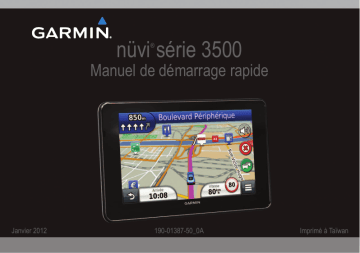 Nüvi 3500 | nüvi® 3590LMT, North America | Guide de démarrage rapide | Garmin Nüvi 3590 LMT Manuel utilisateur | Fixfr