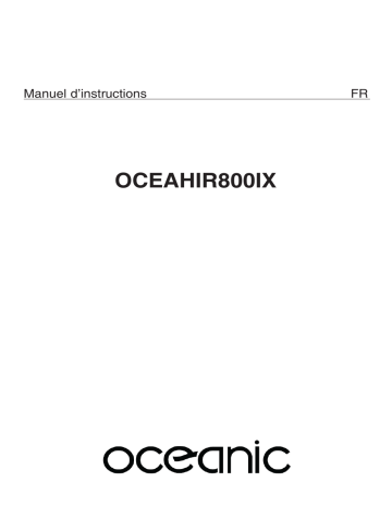 Manuel du propriétaire | Oceanic OCEAHIR800IX Manuel utilisateur | Fixfr