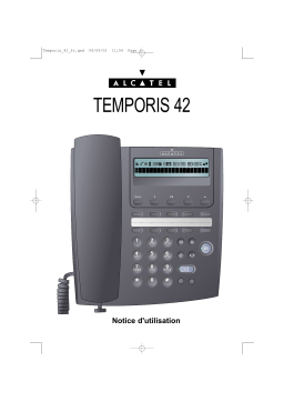 Alcatel-Lucent Temporis 42 Manuel utilisateur