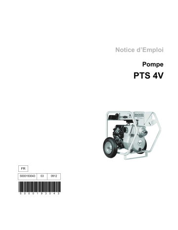 PTS4V | PTS4V(I) | Wacker Neuson PTK4 Self Priming Trash Pump Manuel utilisateur | Fixfr