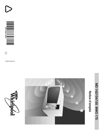 MWO 175/Yellow | MD 155P/WH | MD 142/WH | MWO 175 BL WP | MD 142/P/WH | MD 142/P WH | MD 142 WH | MWO 175 BLUE | MWO 175/WH | MD 155/BL | MWO 175/Silver | MD 141/WH | MWO 175/Red | Mode d'emploi | Whirlpool MD 155/WH Manuel utilisateur | Fixfr