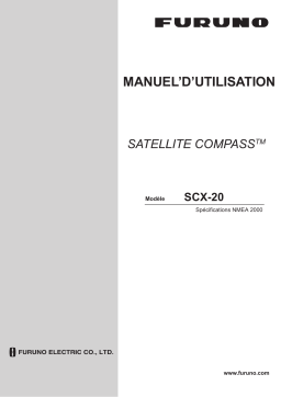 Furuno SCX20 Manuel utilisateur