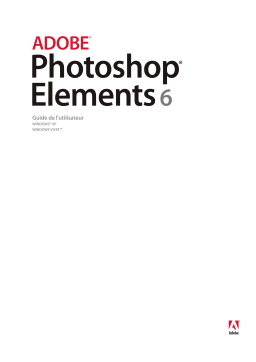 Adobe Photoshop Elements 6 windows Mode d'emploi