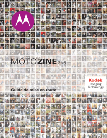 Mode d'emploi | Motorola MOTOZINE ZN5 Manuel utilisateur | Fixfr