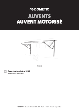 Dometic 9200 Power Awning Guide d'installation