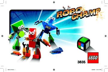 Guide d'installation | Lego 3835 Robo Champ Manuel utilisateur | Fixfr