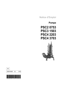 Wacker Neuson PSC43703 Submersible Pump Manuel utilisateur