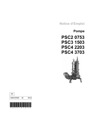 PSC31503 | PSC20753 | PSC42203 | Wacker Neuson PSC43703 Submersible Pump Manuel utilisateur | Fixfr