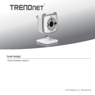 Trendnet TV-IP745SIC WiFi HD Baby Cam Manuel utilisateur | Fixfr