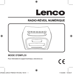 Lenco CR-3302 Manuel utilisateur