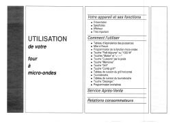 Thomson GM204E Manuel utilisateur