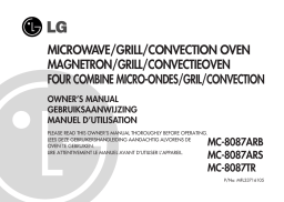 LG MC8087TR Manuel du propriétaire