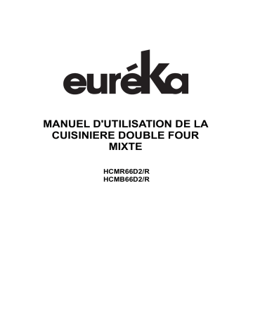 Manuel du propriétaire | Eureka HCMB66D2/R Cuisinière Manuel utilisateur | Fixfr