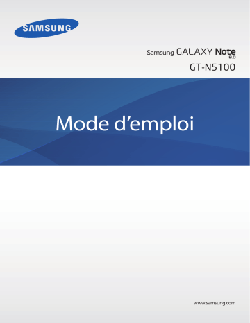 Manuel du propriétaire | Samsung GT-N5100 - Galaxy Note 8.0 Manuel utilisateur | Fixfr