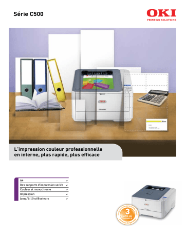 Manuel du propriétaire | OKI C500 Manuel utilisateur | Fixfr