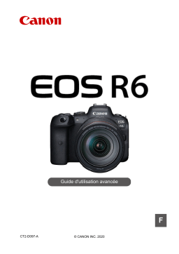 Canon EOS R6 Manuel utilisateur