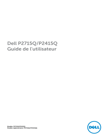 Dell P2415Q electronics accessory Manuel utilisateur | Fixfr