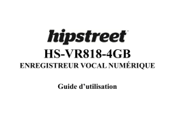 Hip Street HS-VR-818 Mode d'emploi