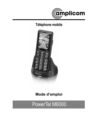 Amplicomms PowerTel M6000 Mode d'emploi | Fixfr