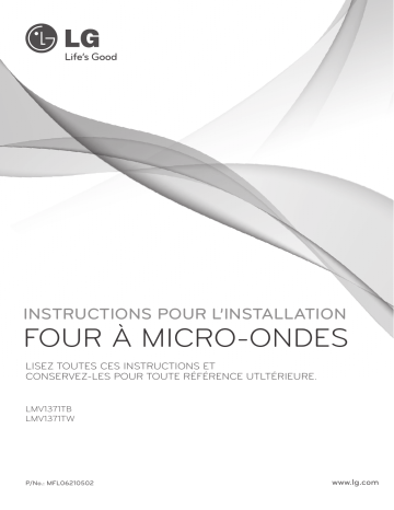 LG MV-133TR Guide d'installation | Fixfr