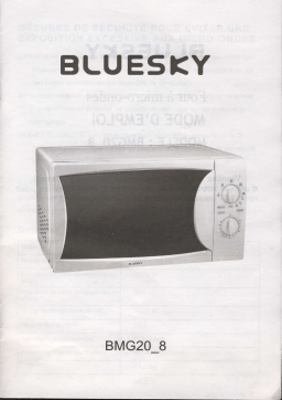 Bluesky BMG20_8 Manuel utilisateur