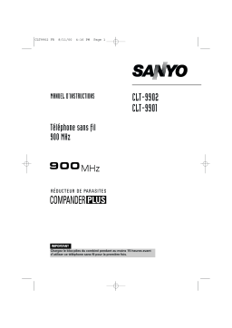 Sanyo CLT-9902 Manuel utilisateur