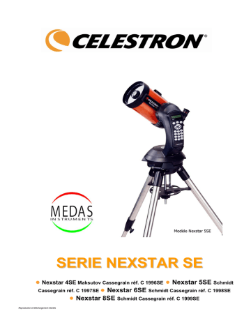 NexStar 6 SE  8 SE | Celestron NexStar 6 SE 8 SE Manuel utilisateur | Fixfr