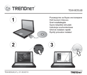 Trendnet TEW-805UB Manuel utilisateur | Fixfr