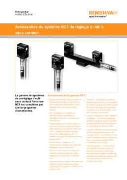 Renishaw NC1 non-contact tool setting system accessories Manuel utilisateur