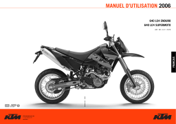 KTM 640 LC4 SUPERMOTO Manuel utilisateur