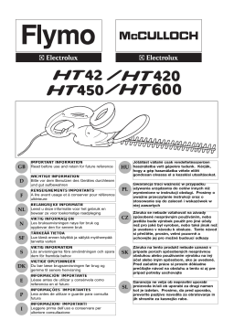 Flymo HT600 Manuel utilisateur