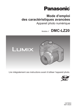 Panasonic DMC LZ20 Mode d'emploi