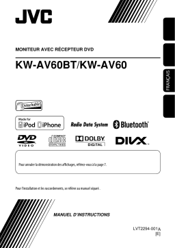 JVC KW-AV60BT Manuel utilisateur