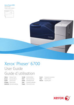 Xerox 6700 Phaser Mode d'emploi