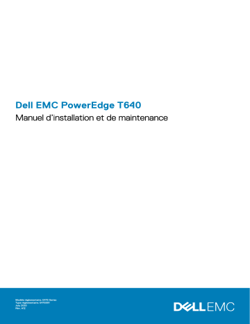 Dell PowerEdge T640 server Manuel du propriétaire | Fixfr