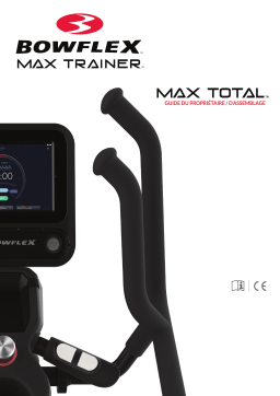 Bowflex Max Total Manuel du propriétaire