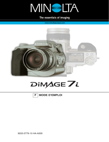 KONICA Dimage 7i Mode d'emploi | Fixfr