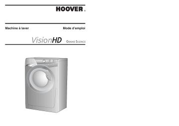 Manuel du propriétaire | Hoover VHD 814-47 Lave-linge Manuel utilisateur | Fixfr