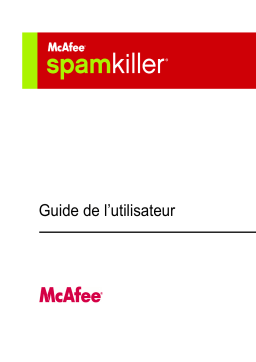 McAfee SpamKiller 2006 Manuel utilisateur