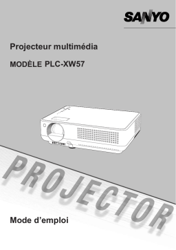 LOGICOM-SANYO PLC-XW57 Manuel utilisateur